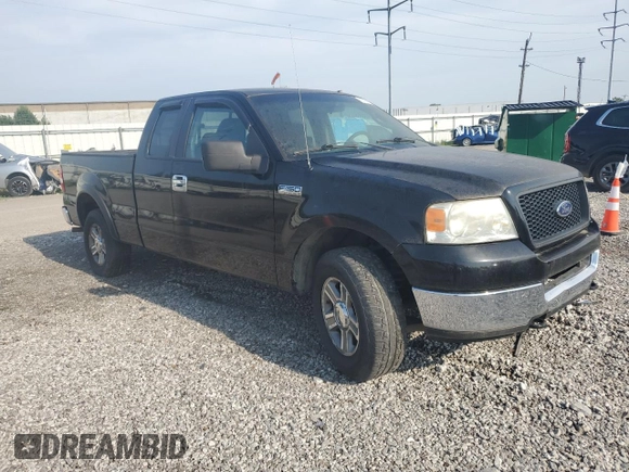 2005 Ford F-150 XLT with VIN 1FTPX14505FB58865, listed as a Copart auction lot 65564935 with 153,778 mi miles and Clean title. Bid and sale history available at DreamBid. Image 4.