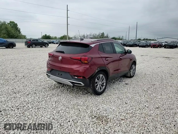 2023 Buick Encore GX Essence with VIN KL4MMFSLXPB122423, listed as a Copart auction lot 50461365 with 23,230 mi miles and Salvage title. Bid and sale history available at DreamBid. Image 12.