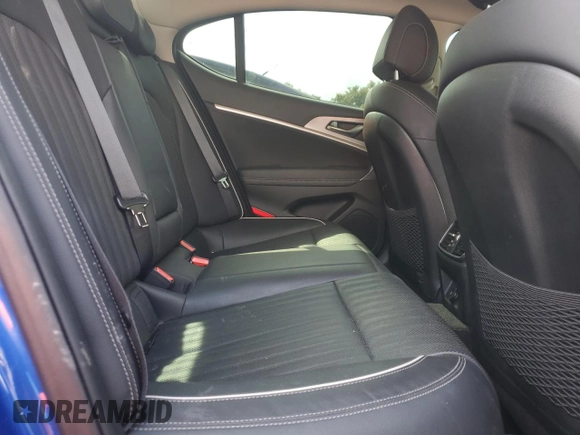 2019 Genesis G70 3.3T Advanced with VIN KMTG74LE9KU043838, listed as a Copart auction lot 71562724 with 57,376 mi miles and Non Repairable. Bid and sale history available at carsss.com. Image 10.