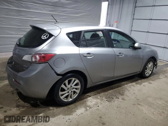 2012 Mazda 3 i Touring with VIN JM1BL1L89C1542820, listed as a Copart auction lot 47383885 with 117,204 mi miles and Salvage Title. Bid and sale history available at DreamBid. Image 3.