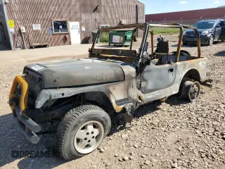 1992 Jeep Wrangler z VIN 2J4FY19P5NJ502467, wystawiony jako Copart lot #77054933 z przebiegiem Nie podano mil oraz Czysty tytuł • Clean title. Historia ofert i sprzedaży dostępna na DreamBid. Obrazek 1.