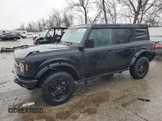 2022 Ford Bronco with VIN 1FMDE5BH5NLA85258, listed as a Copart auction lot 43926355 with 42,245 mi miles and Salvage Title. Bid and sale history available at carsss.com. Image 1.