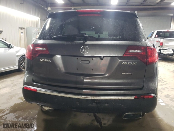 2012 Acura MDX with VIN 2HNYD2H20CH514479, listed as a Copart auction lot 77762064 with 123,626 mi miles and Salvage Title. Bid and sale history available at carsss.com. Image 6.
