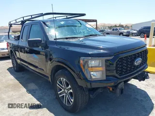 2023 Ford F-150 XL with VIN 1FTEX1C55PKE05056, listed as a IAAI auction lot 42466045 with 54,329 mi miles and . Bid and sale history available at DreamBid. Image 1.