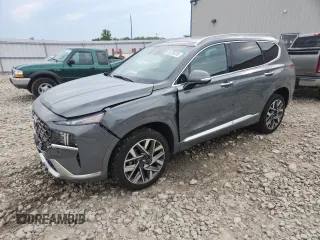 2022 Hyundai Santa Fe Calligraphy with VIN 5NMS5DAL0NH403879, listed as a Copart auction lot 59220235 with 35,536 mi miles and Salvage title. Bid and sale history available at DreamBid. Image 1.