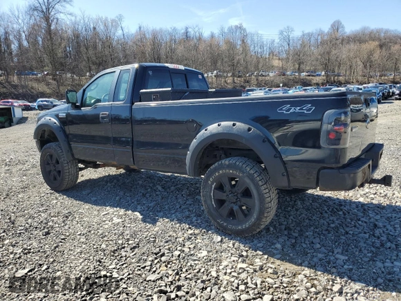 2008 Ford F-150 XL with VIN 1FTRF14W58KD80852, listed as a Copart auction lot 49785705 with 107,136 mi miles and Salvage Title. Bid and sale history available at carsss.com. Image 2.