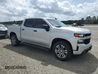 2022 Chevrolet Silverado 1500 Custom with VIN 1GCPWBEK7NZ231791, listed as a Copart auction lot 51404965 with 66,456 mi miles and Salvage Title. Bid and sale history available at DreamBid. Image 4.