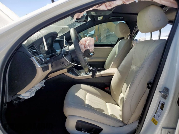 2015 BMW 5 Series 535i with VIN WBA5B1C52FG128542, listed as a Copart auction lot 50084585 with 110,341 mi miles and Salvage Title. Bid and sale history available at carsss.com. Image 7.