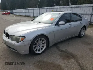 2004 BMW 7 Series 745i with VIN WBAGL63484DP69753, listed as a Copart auction lot 49211195 with 203,767 mi miles and Clean Title. Bid and sale history available at DreamBid. Image 1.