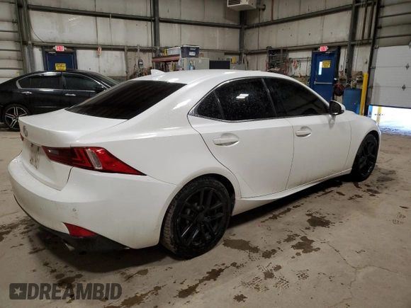 2014 Lexus IS 250 with VIN JTHCF1D27E5002656, listed as a Copart auction lot 52201135 with 194,842 mi miles and Salvage title. Bid and sale history available at DreamBid. Image 3.