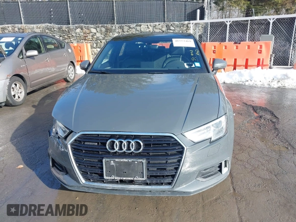 2019 Audi A3 Sedan Premium with VIN WAUBEGFF2K1017259, listed as a IAAI auction lot 41553469 with 51,942 mi miles. Bid and sale history available at carsss.com. Image 12.