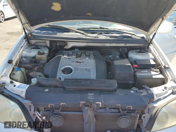 2005 Kia Sedona LX with VIN KNDUP132656669670, listed as a Copart auction lot 55102055 with 107,584 mi miles and Clean Title. Bid and sale history available at DreamBid. Image 12.