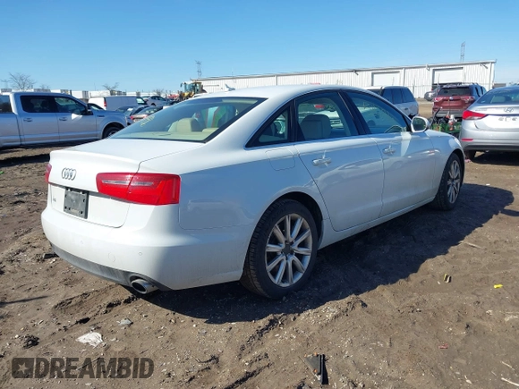 2014 Audi A6 Premium Plus with VIN WAUDFAFCXEN044683, listed as a IAAI auction lot 41754336 with 76,588 mi miles and . Bid and sale history available at DreamBid. Image 4.