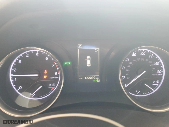 2019 Toyota Camry LE with VIN 4T1B11HK1KU186205, listed as a Copart auction lot 52455625 with 122,099 mi miles and Salvage Title. Bid and sale history available at carsss.com. Image 9.