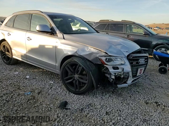 2016 Audi SQ5 Premium Plus with VIN WA1CCAFP5GA120888, listed as a Copart auction lot 85700624 with 91,082 mi miles and Salvage Title. Bid and sale history available at carsss.com. Image 10.