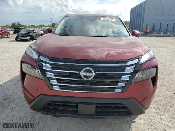 2025 Nissan Rogue SV with VIN JN8BT3BA4SW342403, listed as a Copart auction lot 46986725 with 1,074 mi miles and Non Repairable. Bid and sale history available at carsss.com. Image 5.