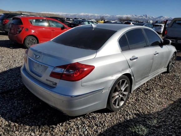 2012 Hyundai Genesis 5.0L R-Spec with VIN KMHGC4DH8CU162139, listed as a Copart auction lot 46874895 with 147,749 mi miles and Clean Title. Bid and sale history available at carsss.com. Image 3.