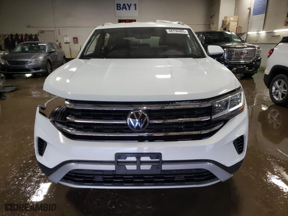 2023 Volkswagen Atlas Cross Sport 2.0T SE with VIN 1V2LC2CA5PC212341, listed as a Copart auction lot 48790405 with 47,757 mi miles and Salvage Title. Bid and sale history available at carsss.com. Image 5.