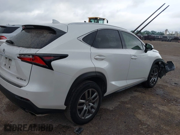 2015 Lexus NX 200t with VIN JTJYARBZ3F2020432, listed as a IAAI auction lot 42444362 with 101,635 mi miles and . Bid and sale history available at DreamBid. Image 4.