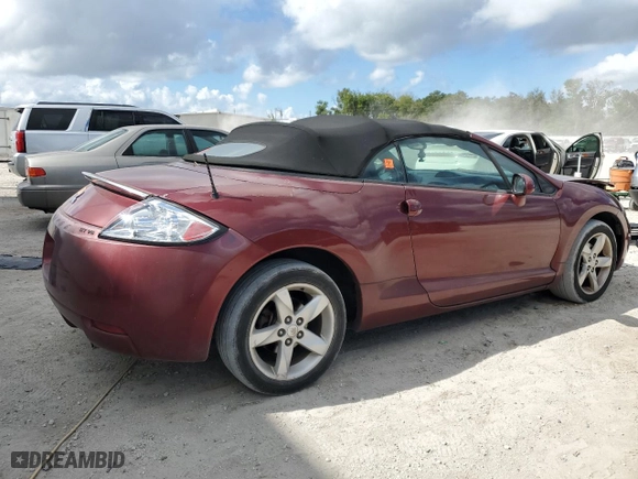 2007 Mitsubishi Eclipse GT with VIN 4A3AL35T07E065893, listed as a Copart auction lot 72696574 with 119,177 mi miles and Salvage Title. Bid and sale history available at carsss.com. Image 3.