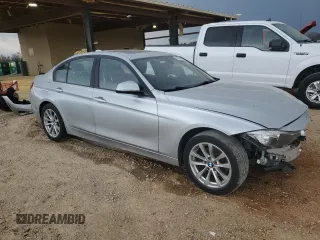 2016 BMW 3 Series 320i xDrive with VIN WBA8E5G55GNT94771, listed as a Copart auction lot 48237525 with 0 mi miles and Salvage Title. Bid and sale history available at carsss.com. Image 4.