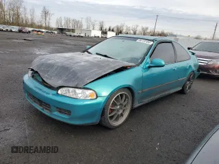 1993 Honda Civic z VIN 1HGEJ1157PL031033, wystawiony jako Copart lot #86152494 z przebiegiem 289 532 mil mil oraz Szkoda całkowita • Salvage title. Historia ofert i sprzedaży dostępna na DreamBid. Obrazek 1.