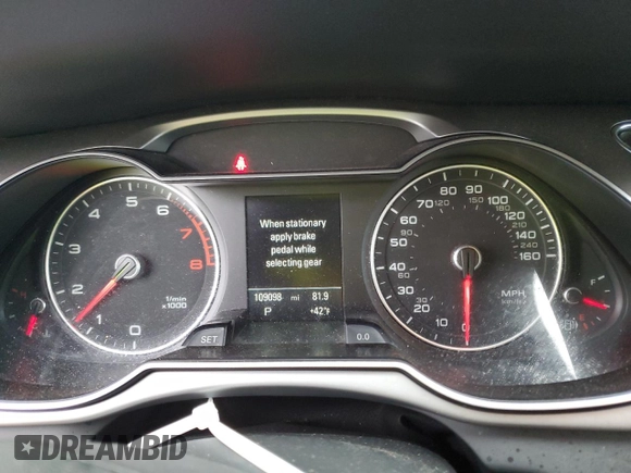 2014 Audi A4 Premium Plus with VIN WAUFFAFL1EN032429, listed as a Copart auction lot 88623815 with 109,098 mi miles and Non Repairable. Bid and sale history available at carsss.com. Image 9.