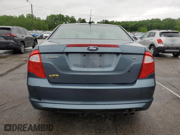 2012 Ford Fusion SE with VIN 3FAHP0HA0CR395948, listed as a Copart auction lot 55568195 with 169,770 mi miles and Salvage title. Bid and sale history available at DreamBid. Image 6.
