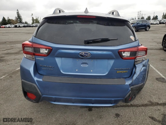 2021 Subaru Crosstrek Sport with VIN JF2GTHSC8MH238991, listed as a Copart auction lot 53547075 with 30,854 mi miles and Salvage Title. Bid and sale history available at carsss.com. Image 6.