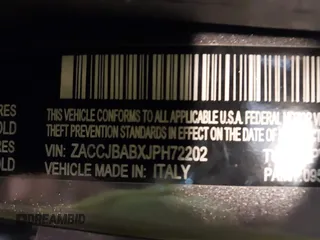 2018 Jeep Renegade Sport z VIN ZACCJBABXJPH72202, wystawiony jako IAAI lot #42538894 z przebiegiem 49 877 mil mil oraz . Historia ofert i sprzedaży dostępna na DreamBid. Obrazek 9.