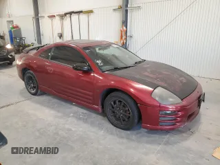 2001 Mitsubishi Eclipse with VIN 4A3AC54H51E182191, listed as a Copart auction lot 82140394 with 160,295 mi miles and Salvage Title. Bid and sale history available at DreamBid. Image 4.