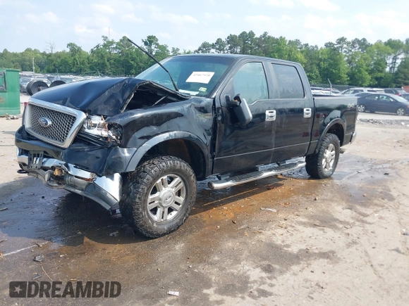 2006 Ford F-150 XLT with VIN 1FTPW14596KB60237, listed as a IAAI auction lot 42467520 with 169,607 mi miles and . Bid and sale history available at DreamBid. Image 2.