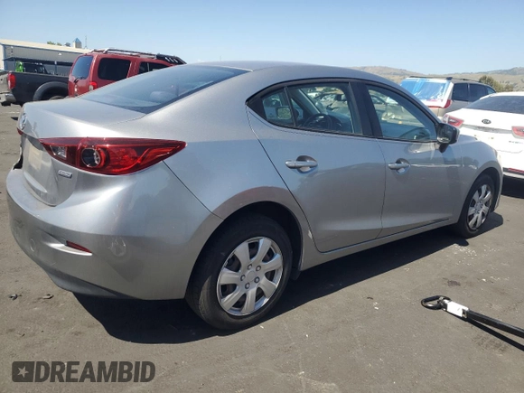 2016 Mazda 3 i Sport with VIN JM1BM1T79G1327691, listed as a Copart auction lot 55829255 with 79,655 mi miles and Salvage Title. Bid and sale history available at DreamBid. Image 3.