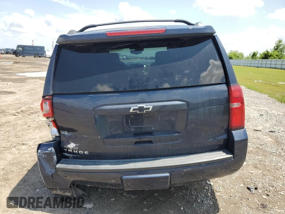 2020 Chevrolet Tahoe LT with VIN 1GNSCBKC7LR171631, listed as a Copart auction lot 56378125 with Not provided miles and Salvage title. Bid and sale history available at DreamBid. Image 6.