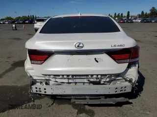 2017 Lexus LS 460 with VIN JTHBL5EF1H5144471, listed as a Copart auction lot 55804125 with 63,556 mi miles and Salvage title. Bid and sale history available at DreamBid. Image 6.