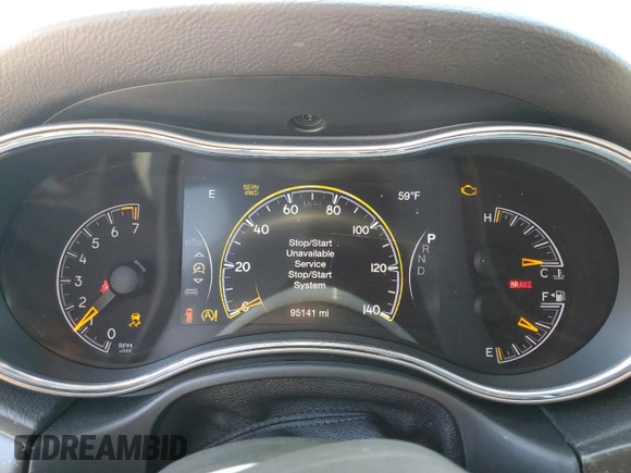 2018 Jeep Grand Cherokee Limited with VIN 1C4RJFBG7JC259893, listed as a Copart auction lot 50952795 with 95,141 mi miles and Salvage Title. Bid and sale history available at carsss.com. Image 9.