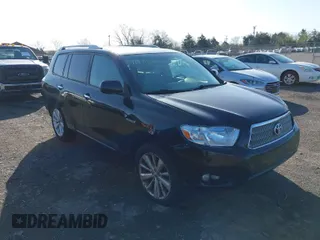 2009 Toyota Highlander Hybrid Limited with VIN JTEEW44A692025996, listed as a IAAI auction lot 41935268 with 264,071 mi miles. Bid and sale history available at carsss.com. Image 1.