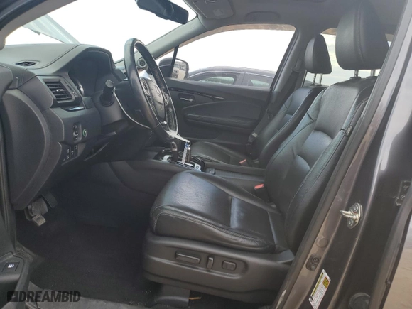 2017 Honda Ridgeline RTL-E with VIN 5FPYK3F79HB022036, listed as a Copart auction lot 88839325 with 57,851 mi miles and Salvage Title. Bid and sale history available at carsss.com. Image 7.