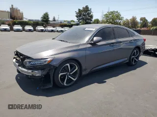 2019 Honda Accord Sport with VIN 1HGCV2F37KA004394, listed as a Copart auction lot 59957475 with 95,823 mi miles and Salvage title. Bid and sale history available at DreamBid. Image 1.