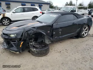 2017 Chevrolet Camaro 1SS with VIN 1G1FF3D72H0165277, listed as a Copart auction lot 46444575 with 119,090 mi miles and Salvage Title. Bid and sale history available at carsss.com. Image 1.