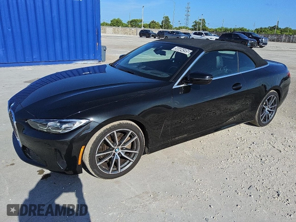 2024 BMW 4 Series 430i z VIN WBA23AT07RCR69286, wystawiony jako Copart lot #56604595 z przebiegiem 24 130 mil mil oraz Tytuł czysty. Historia ofert i sprzedaży dostępna na DreamBid. Obrazek 1.