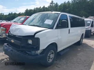 2017 Chevrolet Express Passenger LS with VIN 1GAZGNFG5H1114319, listed as a IAAI auction lot 42445377 with 202,127 mi miles and . Bid and sale history available at DreamBid. Image 2.