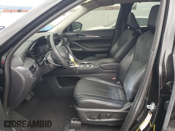 2023 Infiniti QX60 Luxe with VIN 5N1DL1FS5PC368816, listed as a Copart auction lot 54329005 with 54,642 mi miles and Salvage title. Bid and sale history available at DreamBid. Image 7.