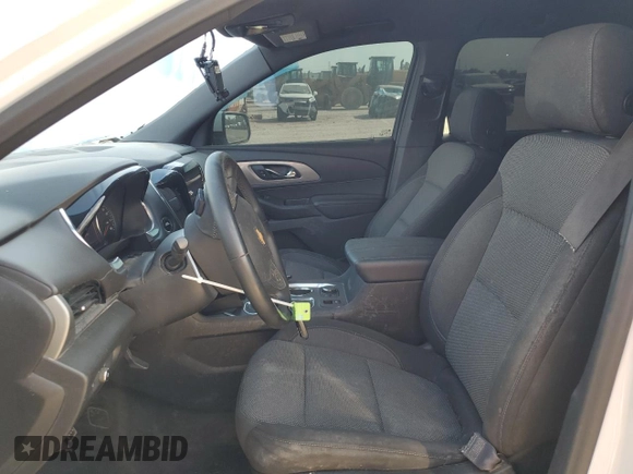 2023 Chevrolet Traverse LT Cloth with VIN 1GNEVGKW0PJ132818, listed as a Copart auction lot 71440884 with 43,638 mi miles and Clean Title. Bid and sale history available at carsss.com. Image 7.