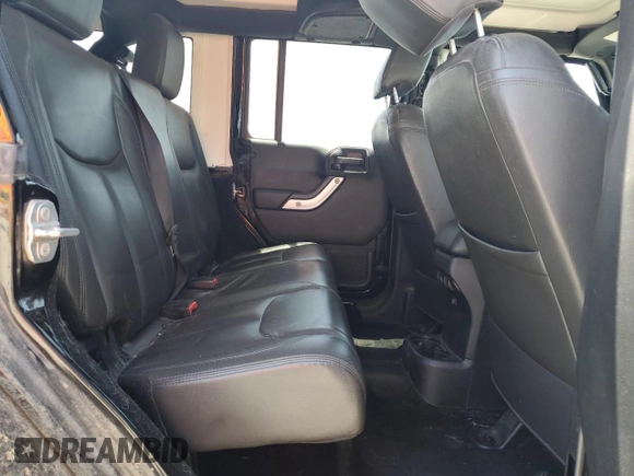 2017 Jeep Wrangler Unlimited Sahara with VIN 1C4BJWEG3HL614632, listed as a Copart auction lot 57525545 with 75,973 mi miles and Salvage title. Bid and sale history available at DreamBid. Image 10.
