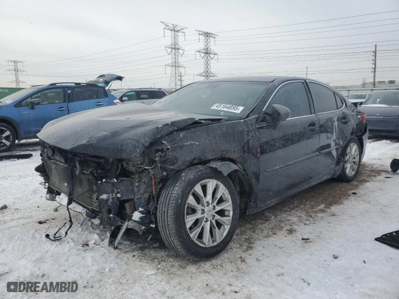 2013 Lexus ES 300h Hybrid with VIN JTHBW1GGXD2015405, listed as a Copart auction lot 45164895 with 0 mi miles and Salvage Title. Bid and sale history available at carsss.com. Image 1.