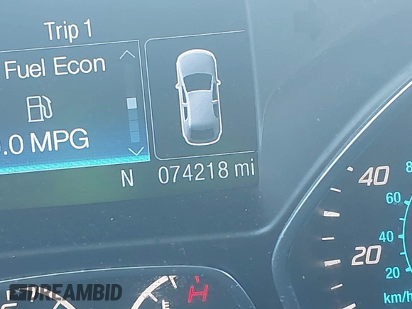 2016 Ford Escape Titanium with VIN 1FMCU9J96GUB65441, listed as a IAAI auction lot 41412223 with 74,218 mi miles. Bid and sale history available at carsss.com. Image 15.