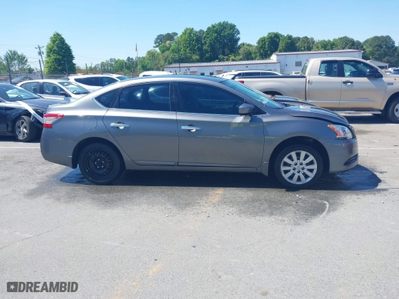 2015 Nissan Sentra S with VIN 3N1AB7AP5FY354696, listed as a IAAI auction lot 42001771 with 131,920 mi miles. Bid and sale history available at carsss.com. Image 13.