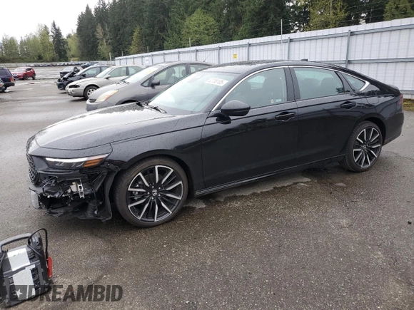 2023 Honda Accord Touring with VIN 1HGCY2F83PA045874, listed as a Copart auction lot 52788105 with 7,407 mi miles and Salvage title. Bid and sale history available at DreamBid. Image 1.