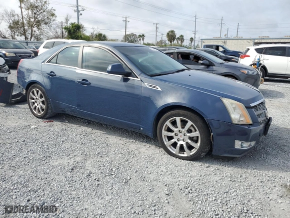 2009 Cadillac CTS AWD w/1SB with VIN 1G6DT57V790134365, listed as a Copart auction lot 43166265 with 160,039 mi miles and Salvage Title. Bid and sale history available at carsss.com. Image 4.